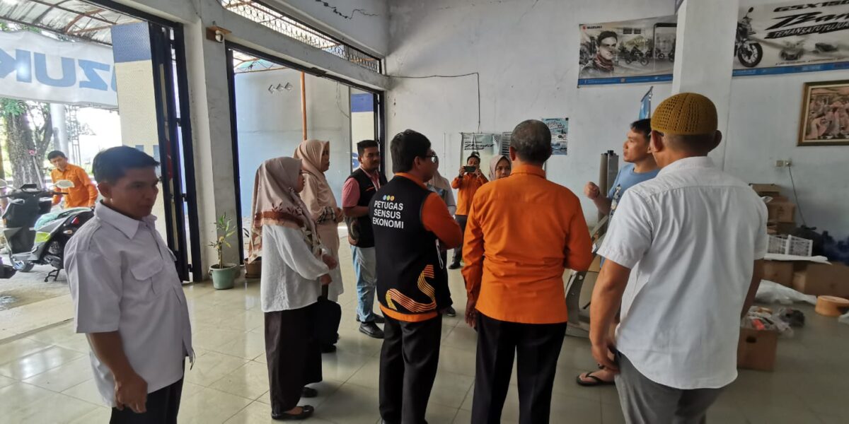 DPMPTSP Pangkep dan Tim Gabungan Melakukan Sensus Ekonomi Kepada Para Pelaku Usaha
